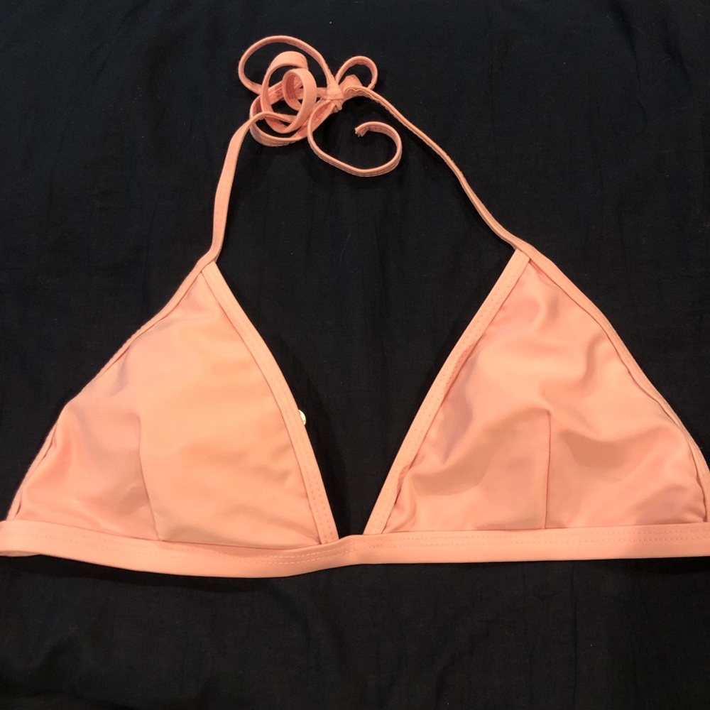 pink bikini top